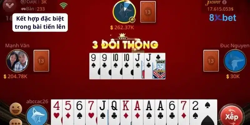 Cách chơi bài tiến lên đầy đủ, chi tiết nhất cho người mới chơi 3 Cách chơi bài tiến lên - Kết hợp những lá bài lại với nhau